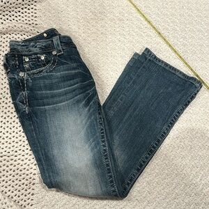 MISS ME WOMENS JEANS JE5732BN BOOT 27